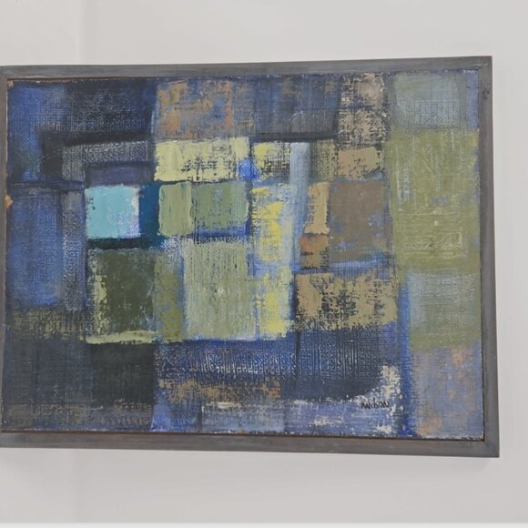 Modern Abstract Painting Kay Arlene Ridenour Wilson (1937 - 2007) Listed Artist - Picture 2 of 7
